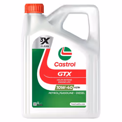Engine oil; CASTROL; GTX A3/B4; 10W-40 4 Part Synthetic Oil; for AUDI, TOYOTA, VOLKSWAGEN, NISSAN, RENAULT