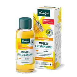 Health bath muscle relaxation - bath oil with valuable extract of arnica and essential oils from cabreuva, rosemary and pine species - invigorates and