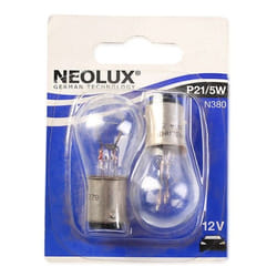 NEOLUX® N380-02B Light Bulbs 12 21/5 P21/5W FORD: Focus 2, B-Max, Transit Custom V362 Van, RENAULT: MASTER 2 Bus, TRAFIC 2 Kasten, SCENIC 2