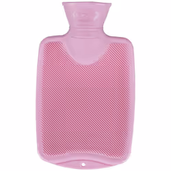 Fashy Rose Single Ribbed Hot Water Bottle, 0.8 Litre