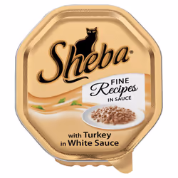 Sheba Tray Fine Recipes With Turkey In Sauce 85g (Pack of 22)