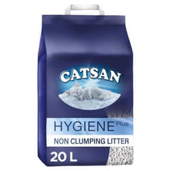20L Catsan Hygiene Non Clumping Cat Litter 20 Litres (4 x 5 Litre) Kitten Litter
