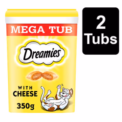 DREAMIES Cat Treats With Cheese 2x350g MegaTub