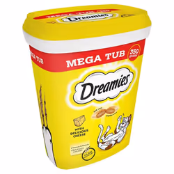 DREAMIES Cat Treats With Cheese 2x350g MegaTub - Additional view 7