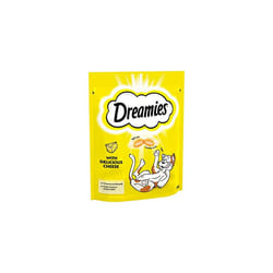 Dreamies Mega Pack Cat Treats, Tasty Snacks with Delicious Cheese, 6 Pouches of 200 g