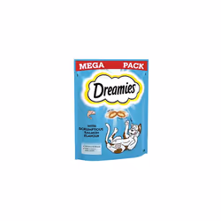 Mega Pack Cat Treats, Tasty Snacks with Delicious Salmon, 6 Pouches of 200 g