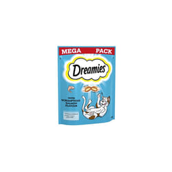 Mega Pack Cat Treats, Tasty Snacks with Delicious Salmon, 6 Pouches of 200 g