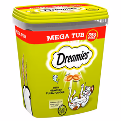 Dreamies Adult 1+ Cat Treats With Tuna 700g (2x350g Tubs) Cat Biscuit - Additional view 6