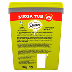 Dreamies Adult 1+ Cat Treats With Tuna 700g (2x350g Tubs) Cat Biscuit - Additional view 7