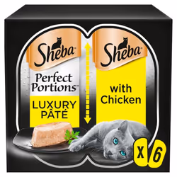 Sheba Perfect Portions Adult Cat Food Chicken in Loaf - 48 x 37.5g