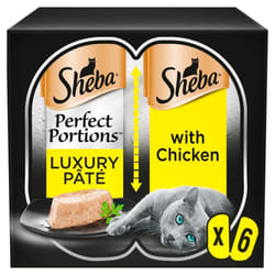 Sheba Perfect Portions Adult Cat Food Chicken in Loaf - 48 x 37.5g
