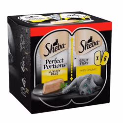 Sheba Perfect Portions With Chicken In Loaf 3x(2x37.5g) (Pack of 8)