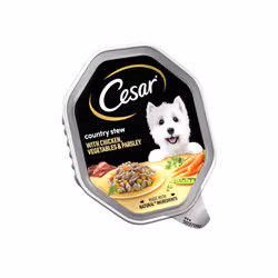 Cesar Country Kitchen Dog Food Tray Chicken & Veg in Gravy 150g (Pack of 14)
