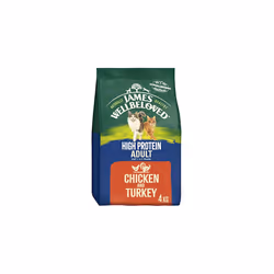 Adult High Protein Chicken and Turkey 4 kg Bag, Hypoallergenic Dry Cat Food