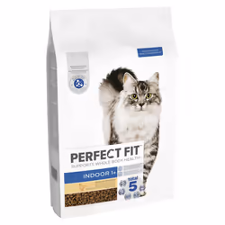 Indoor Adult 1+ Complete Dry Cat Food for Adult Cats Aged 1+ Years, Rich in Chicken, 1 Bag (7 kg)