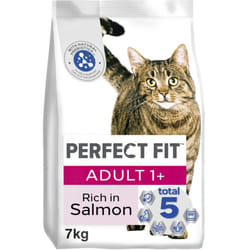 7kg Perfect Fit Advanced Nutrition Adult Dry Cat Food Salmon Biscuits