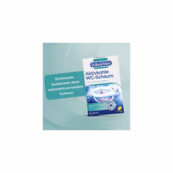 Dr. Beckmann Activated Carbon Toilet Foam, Self-Activating Foam, 9 x 100 g