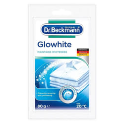 Dr. Beckmann Glowhite Fabric Cloth Whitener 80g Remove Greying 2515