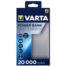 Varta Fast Energy 20000 Lithium Polymer (LiPo) 20000 mAh Silver