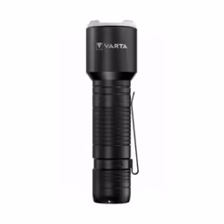 Varta F30 Pro, Hand flashlight, Black, Aluminium, Polycarbonate (PC), Rubber, Silicone, Buttons, 1 m, LED