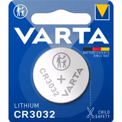 Varta CR3032, Single-use battery, CR3032, Alkaline, 3 V, 1 pc(s), Steel