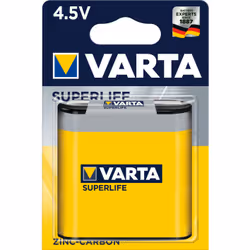 Varta SUPERLIFE 4.5 V, 4.5V, Zinc-carbon, 4.5 V, 1 pc(s), 67 mm, 109 g