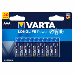 Varta 4903121420, Single-use battery, AAA, Alkaline, 1.5 V, 20 pc(s), 44.5 mm