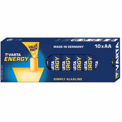 Varta 10x AA 4106, Single-use battery, AA, Alkaline, 1.5 V, 10 pc(s), Blue