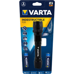 Varta INDESTRUCTIBLE F20 Black Hand flashlight LED