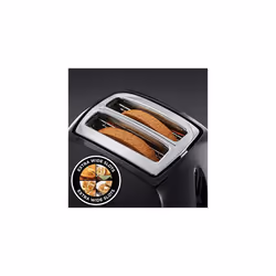 Russell Hobbs 21641 Textures 2-Slice Toaster, 700 - 850 W, Black