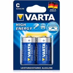 Varta Batterie High Energy C, Single-use battery, C, Alkaline, 1.5 V, 2 pc(s), 10 year(s)