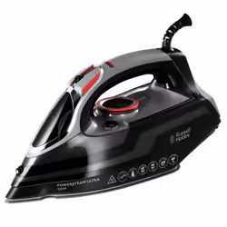 Russell Hobbs 20630-56, Dry & Steam iron, Ceramic soleplate, 3 m, 210 g/min, Black, Grey, 45 g/min