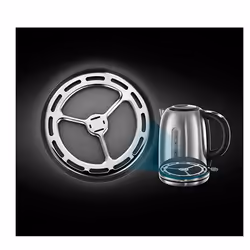 Russell Hobbs Buckingham electric kettle 1.7 L 3000 W Black, Stainless steel - Additional view 4