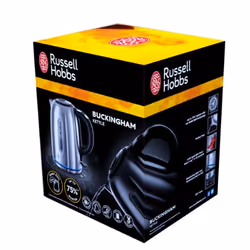 Russell Hobbs Buckingham electric kettle 1.7 L 3000 W Black, Stainless steel - Additional view 6