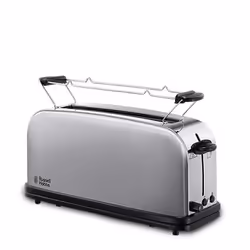 Russell Hobbs 21396-56, 2 slice(s), Black, Stainless steel, Buttons, Rotary
