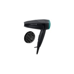Remington Travel Hairdryer with folding handle - Comes with concentrator & diffuser, Lightweight & compact design, Dual voltage, Worldwide