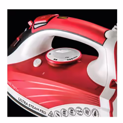 Russell Hobbs Ultra Steam Pro Dry & Steam iron Ceramic soleplate 2600 W Red, White - Additional view 4