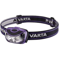 Varta 18630 101 421 flashlight Black, Purple Headband flashlight LED