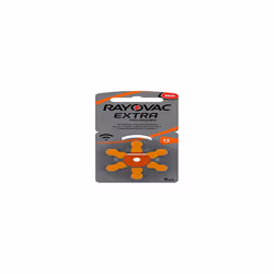 Rayovac Extra Advanced Hearing Aid Batteries, Size 13, Orange Tab, PR48, Pack of 60 - Free Frustration Packaging