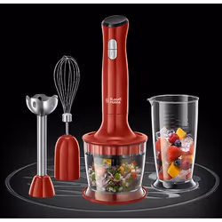 Russell Hobbs 24700-56, Hand mixer, Red, -, Y, 0.7 L, Plastic, Stainless steel
