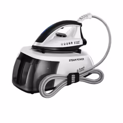 Russell Hobbs 24420-56, Stainless Steel soleplate, 4.5 bar, 1.3 L, 90 g/min, White, Built-in