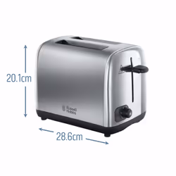 Russell Hobbs 24080  Adventure Two Slice Toaster, Stainless Steel, 2 Slice, Brushed and Polished - Additional view 4
