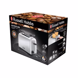 Russell Hobbs 24080  Adventure Two Slice Toaster, Stainless Steel, 2 Slice, Brushed and Polished - Additional view 7