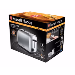 Russell Hobbs 24080  Adventure Two Slice Toaster, Stainless Steel, 2 Slice, Brushed and Polished - Additional view 8