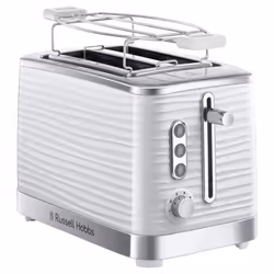 Russell Hobbs Inspire, 2 slice(s), White, Plastic, Buttons, Rotary, 1050 W, 340 mm