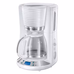 Russell Hobbs Inspire, Drip coffee maker, 1.25 L, Ground coffee, 1100 W, White