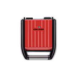 George Foreman 25030 Compact Steel Grill - Red