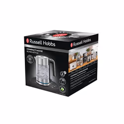 Russell Hobbs 24191-70 electric kettle 0.8 L 2200 W Black, Stainless steel, Transparent