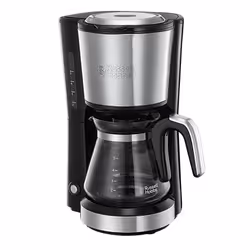 Russell Hobbs 24210-56, Drip coffee maker, 0.625 L, Black, Stainless steel