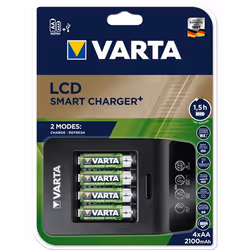 Varta LCD SMART CHARGER+ battery charger Household battery AC - Additional view 4